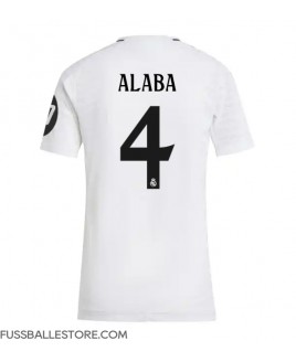 Günstige Real Madrid David Alaba #4 Heimtrikot Damen 2024-25 Kurzarm